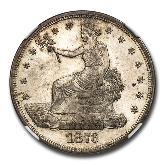 1876-S Trade Dollar MS-64 NGC CAC 1876-S Trade Dollar MS-64 NGC CAC